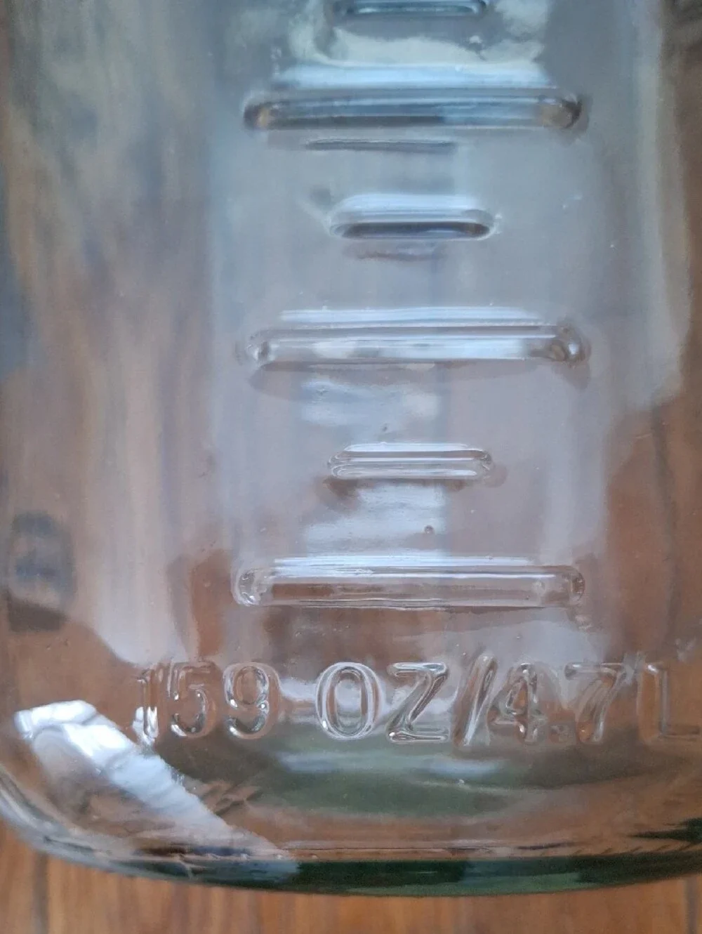 Mason Clear Glass Storage Jar with Silver Metal Lid